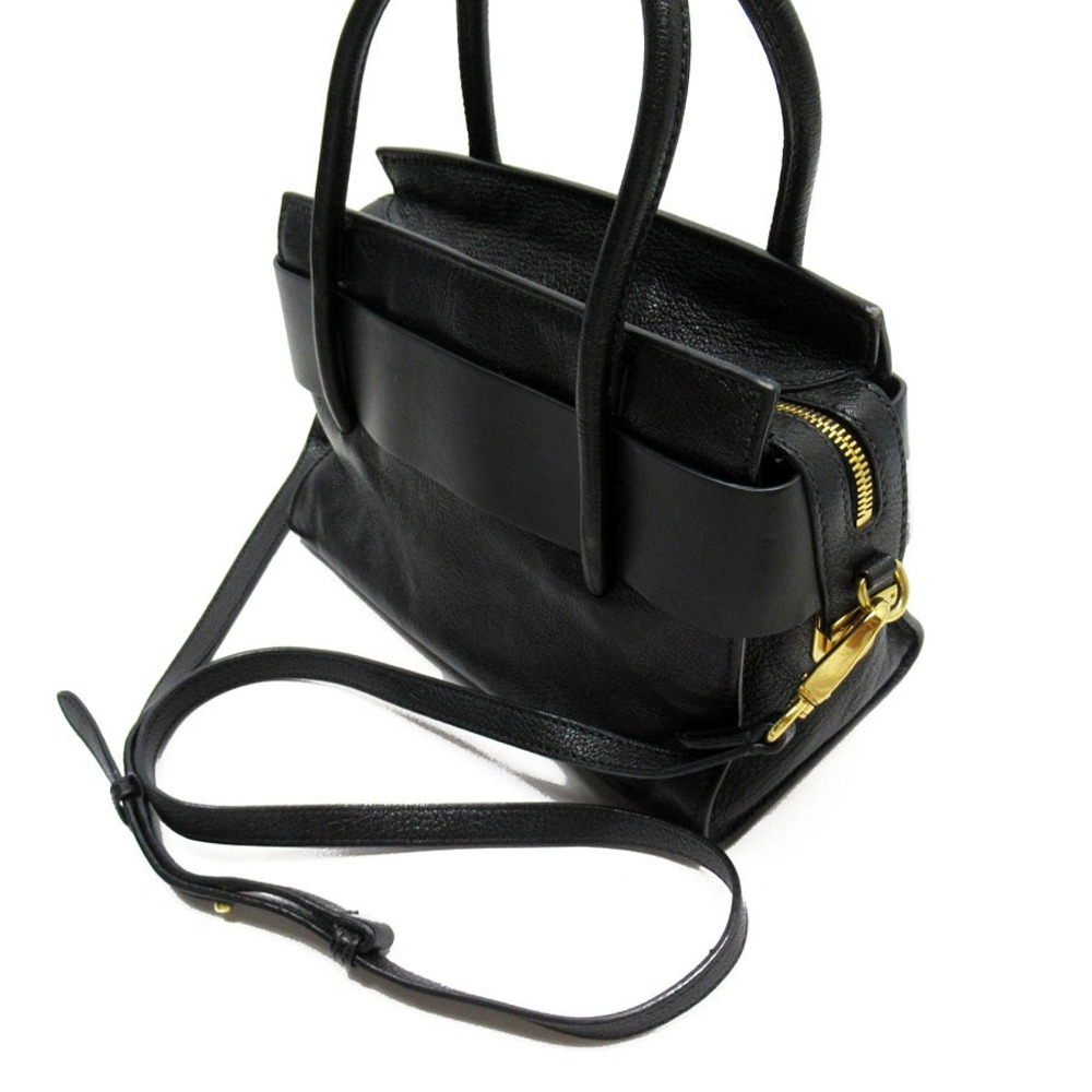 Miu Miu Belt cross shoulder handbag Body Bum Crossbody black bag leather